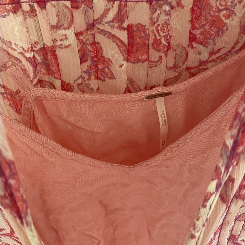 Free People Floral Pink Boho Dress - Picture 7 of 7